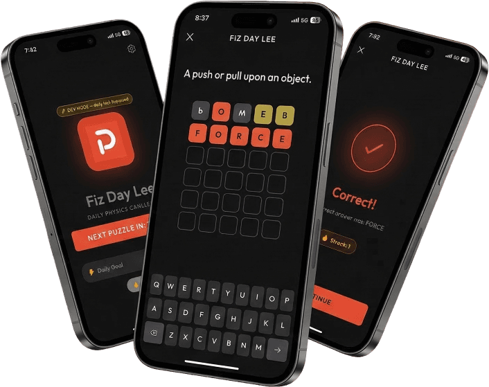 PhysDaily app screens